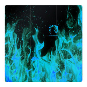 Магнитный плакат 3Х3 с принтом TEAM LIQUID E-SPORT в Петрозаводске, Полимерный материал с магнитным слоем | 9 деталей размером 9*9 см | 2019 | blue | cybersport | esport | liquid | logo | pro league | team | team liquid | киберспорт | логотип | тим ликвид | фирменные цвета