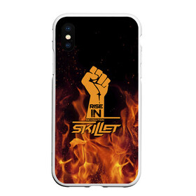 Чехол для iPhone XS Max матовый с принтом Rise in revolution - Skillet в Петрозаводске, Силикон | Область печати: задняя сторона чехла, без боковых панелей | skilet | skillet | альтернативный | гранж | группа | джен леджер | джон купер | индастриал | кори купер | метал | ню | пост | рок | сет моррисон | симфоник | скилет | хард | христианский