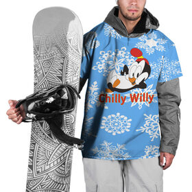 Накидка на куртку 3D с принтом Chilly Willy в Петрозаводске, 100% полиэстер |  | Тематика изображения на принте: chilly | chilly willy | арт | животные | милые | мультфильмы | пингвины | снежинки | текстура | чилли вилли
