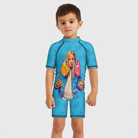 Детский купальный костюм 3D с принтом 6IX9INE 69 в Петрозаводске, Полиэстер 85%, Спандекс 15% | застежка на молнии на спине | 6ix9ine | sixnine | tekashi