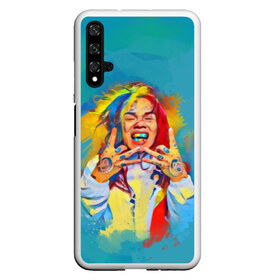 Чехол для Honor 20 с принтом 6IX9INE PAINTS в Петрозаводске, Силикон | Область печати: задняя сторона чехла, без боковых панелей | 6ix9ine | sixnine | tekashi