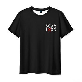 Мужская футболка 3D с принтом scarlxrd в Петрозаводске, 100% полиэфир | прямой крой, круглый вырез горловины, длина до линии бедер | scarlxrd | мариус