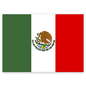 Поздравительная открытка с принтом Мексика Чемпионат Мира в Петрозаводске, 100% бумага | плотность бумаги 280 г/м2, матовая, на обратной стороне линовка и место для марки
 | mexico | бразилия | мексика | сборная мексики | футбол | чемпионат мира