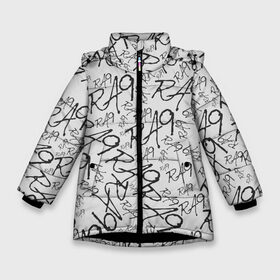Зимняя куртка для девочек 3D с принтом RA9 DEVIANT в Петрозаводске, ткань верха — 100% полиэстер; подклад — 100% полиэстер, утеплитель — 100% полиэстер. | длина ниже бедра, удлиненная спинка, воротник стойка и отстегивающийся капюшон. Есть боковые карманы с листочкой на кнопках, утяжки по низу изделия и внутренний карман на молнии. 

Предусмотрены светоотражающий принт на спинке, радужный светоотражающий элемент на пуллере молнии и на резинке для утяжки. | connor | cyberlife | detroit become human | deviant | kara | markus | ps4 | rk800 |  detroit: become human | детроит | детроит: стать человеком | игры | кара | коннор | конор | кэра | маркус | пиратs | эксклюзив