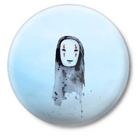 Значок с принтом Унесенные призраками в Петрозаводске,  металл | круглая форма, металлическая застежка в виде булавки | spirited away | миядзаки | хаяо