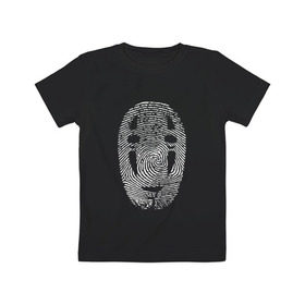 Детская футболка хлопок с принтом Безликий в Петрозаводске, 100% хлопок | круглый вырез горловины, полуприлегающий силуэт, длина до линии бедер | spirited away | миядзаки | хаяо