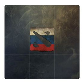 Магнитный плакат 3Х3 с принтом Dota2 Russia в Петрозаводске, Полимерный материал с магнитным слоем | 9 деталей размером 9*9 см | 