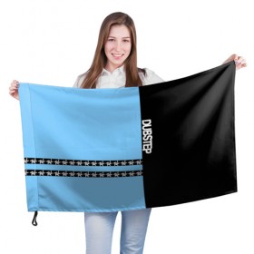 Флаг 3D с принтом Dubstep в Петрозаводске, 100% полиэстер | плотность ткани — 95 г/м2, размер — 67 х 109 см. Принт наносится с одной стороны | 