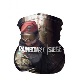 Бандана-труба 3D с принтом RAINBOW SIX SIEGE ALIBI в Петрозаводске, 100% полиэстер, ткань с особыми свойствами — Activecool | плотность 150‒180 г/м2; хорошо тянется, но сохраняет форму | 