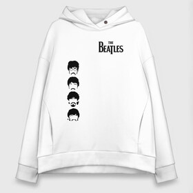 Женское худи Oversize хлопок с принтом The Beatles в Петрозаводске, френч-терри — 70% хлопок, 30% полиэстер. Мягкий теплый начес внутри —100% хлопок | боковые карманы, эластичные манжеты и нижняя кромка, капюшон на магнитной кнопке | beatles | the beatles | бителз | бителс | битлз | битлс | битлы | джон леннон | джордж харрисон | жуки | зе | ливерпульская четвёрка | мерсибит | пол маккартни | поп | ринго старр | рок группа