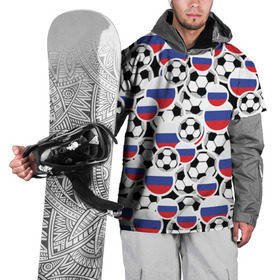 Накидка на куртку 3D с принтом Футбольный Поп арт Россия в Петрозаводске, 100% полиэстер |  | pop art | style | безумство | комикс | микс | поп арт | футбол | яркие | яркое | яркости