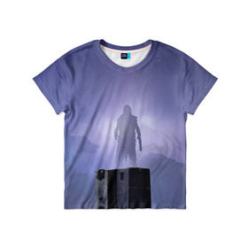 Детская футболка 3D с принтом DESTINY 2 FORSAKEN в Петрозаводске, 100% гипоаллергенный полиэфир | прямой крой, круглый вырез горловины, длина до линии бедер, чуть спущенное плечо, ткань немного тянется | destiny | dlc | forsaken | герои | дестини