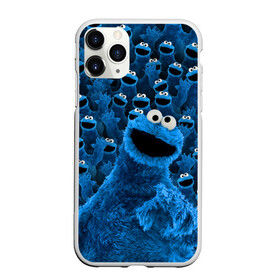 Чехол для iPhone 11 Pro Max матовый с принтом Коржик в Петрозаводске, Силикон |  | cookie monster | коржик | улица сезам