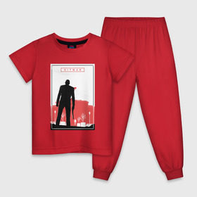 Детская пижама хлопок с принтом Hitman red в Петрозаводске, 100% хлопок |  брюки и футболка прямого кроя, без карманов, на брюках мягкая резинка на поясе и по низу штанин
 | Тематика изображения на принте: 