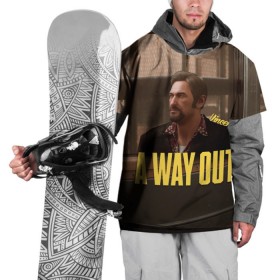 Накидка на куртку 3D с принтом A Way Out Vincent в Петрозаводске, 100% полиэстер |  | Тематика изображения на принте: 