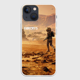 Чехол для iPhone 13 mini с принтом FAR CRY 5 LOST ON MARS в Петрозаводске,  |  | Тематика изображения на принте: action | far cry | far cry 5 | lost on mars | игра | космонавт | космос | марс | экшн