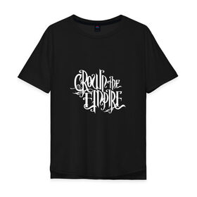 Мужская футболка хлопок Oversize с принтом Crown The Empire 4 в Петрозаводске, 100% хлопок | свободный крой, круглый ворот, “спинка” длиннее передней части | Тематика изображения на принте: 