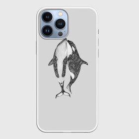 Чехол для iPhone 13 Pro Max с принтом Киты в Петрозаводске,  |  | арт | касатка | касатки | кит | море | океан | рисунок | узор