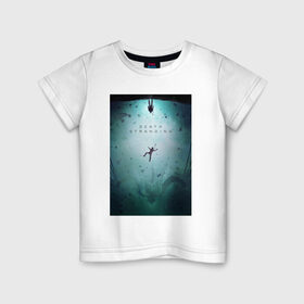 Детская футболка хлопок с принтом DEATH STRANDING в Петрозаводске, 100% хлопок | круглый вырез горловины, полуприлегающий силуэт, длина до линии бедер | Тематика изображения на принте: 