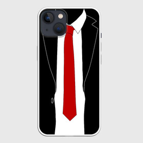 Чехол для iPhone 13 с принтом КОСТЮМ АГЕНТА 47 | AGENT 47 | HITMAN в Петрозаводске,  |  | agent 47 | галстук | пиджак | хитман