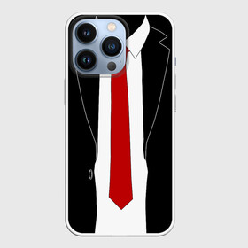 Чехол для iPhone 13 Pro с принтом КОСТЮМ АГЕНТА 47 | AGENT 47 | HITMAN в Петрозаводске,  |  | agent 47 | галстук | пиджак | хитман