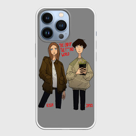 Чехол для iPhone 13 Pro с принтом Конец го Мира в Петрозаводске,  |  | alex lawther | allysa | james | jessica barden | netflix | алекс лоутер | джессика барден | нетфликс