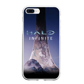 Чехол для iPhone 7Plus/8 Plus матовый с принтом HALO INFINITE в Петрозаводске, Силикон | Область печати: задняя сторона чехла, без боковых панелей | Тематика изображения на принте: master chief | инфинит | мастер чиф | хало