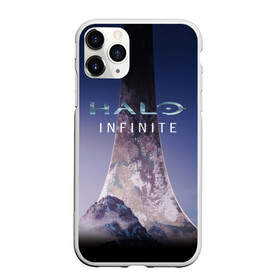 Чехол для iPhone 11 Pro матовый с принтом HALO INFINITE в Петрозаводске, Силикон |  | Тематика изображения на принте: master chief | инфинит | мастер чиф | хало