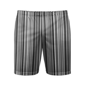 Мужские шорты 3D спортивные с принтом Черно белые полосы в Петрозаводске,  |  | Тематика изображения на принте: белое | полоски | полосы | черное