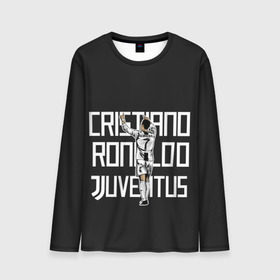 Мужской лонгслив 3D с принтом Cristiano Ronaldo. Juventus в Петрозаводске, 100% полиэстер | длинные рукава, круглый вырез горловины, полуприлегающий силуэт | 7 | champion | cr7 | cristiano | footballer | forward | juventus | portugal | ronaldo | крис | криштиану | португалия | реал | рон | роналду | ронни | форвард | футболист | чемпион | ювентус