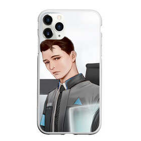 Чехол для iPhone 11 Pro Max матовый с принтом Connor в Петрозаводске, Силикон |  | 2038 | become | connor | dbh | detroit | gamer | human | kara | андроид | девиант | детройт | кара | квест | коннор | маркус