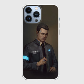 Чехол для iPhone 13 Pro Max с принтом Connor в Петрозаводске,  |  | 2038 | become | connor | dbh | detroit | gamer | human | kara | андроид | девиант | детройт | кара | квест | коннор | маркус