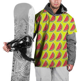 Накидка на куртку 3D с принтом Арбуз в Петрозаводске, 100% полиэстер |  | pop art | style | безумство | микс | поп арт | тропики | фрукты | яркие | яркое | яркости