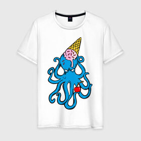 Мужская футболка хлопок с принтом Mark Blink 182 в Петрозаводске, 100% хлопок | прямой крой, круглый вырез горловины, длина до линии бедер, слегка спущенное плечо. | Тематика изображения на принте: mark hoppus | octopus | марк хоппус | осьминог