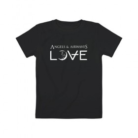 Детская футболка хлопок с принтом Love AVA в Петрозаводске, 100% хлопок | круглый вырез горловины, полуприлегающий силуэт, длина до линии бедер | angels and airwaves | ava | love | tom delonge | том делонг