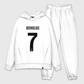 Мужской костюм хлопок OVERSIZE с принтом RONALDO JUVE SPORT в Петрозаводске,  |  | club | cr7 | fc | football | ronaldo | sport | криштиану роналду | роналдо | спорт | фк | форма | футбольный клуб | ювентус