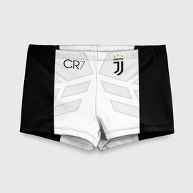 Детские купальные плавки 3D с принтом RONALDO JUVE SPORT в Петрозаводске, Полиэстер 85%, Спандекс 15% | Слитный крой, подклад по переду изделия, узкие бретели | cr7 | fc juventus | football | juve | juventus | ronaldo | sport | роналдо | спорт | футбол | ювентус