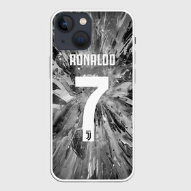 Чехол для iPhone 13 mini с принтом RONALDO JUVE SPORT в Петрозаводске,  |  | cr7 | fc | клуб | криштиану роналду | роналдо | фк | ювентус