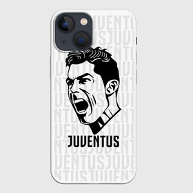 Чехол для iPhone 13 mini с принтом RONALDO JUVE SPORT в Петрозаводске,  |  | cr7 | fc | клуб | криштиану роналду | роналдо | фк | ювентус