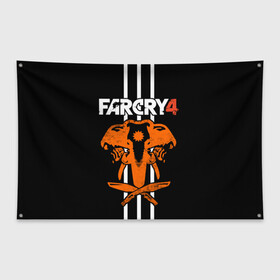 Флаг-баннер с принтом Far Cry 4 в Петрозаводске, 100% полиэстер | размер 67 х 109 см, плотность ткани — 95 г/м2; по краям флага есть четыре люверса для крепления | action | far cry 4 | армия | гималаи | гирокоптер | мин | мир | открытый | франшиза | ховеркрафт | шутер
