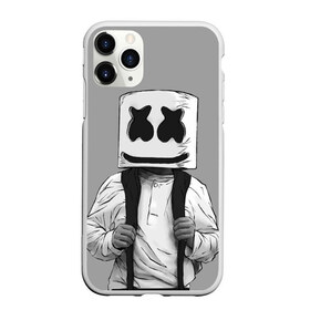 Чехол для iPhone 11 Pro матовый с принтом Electronic music в Петрозаводске, Силикон |  | electronic music | marshmello | маршмеллоу | электронная музыка