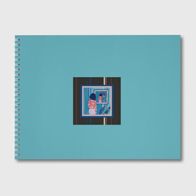 Альбом для рисования с принтом Рекурсия в Петрозаводске, 100% бумага
 | матовая бумага, плотность 200 мг. | Тематика изображения на принте:   оптическая иллюзия | искусство | картина
