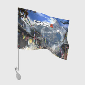 Флаг для автомобиля с принтом Far Cry 4 в Петрозаводске, 100% полиэстер | Размер: 30*21 см | action | far cry 4 | армия | гималаи | гирокоптер | мин | мир | открытый | франшиза | ховеркрафт | шутер