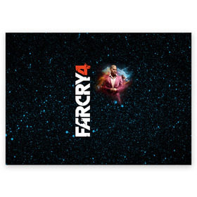 Поздравительная открытка с принтом Пэйган Мин: Far Cry 4 в Петрозаводске, 100% бумага | плотность бумаги 280 г/м2, матовая, на обратной стороне линовка и место для марки
 | action | far cry 4 | армия | гималаи | гирокоптер | мин | мир | открытый | франшиза | ховеркрафт | шутер