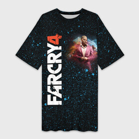 Платье-футболка 3D с принтом Пэйган Мин: Far Cry 4 в Петрозаводске,  |  | action | far cry 4 | армия | гималаи | гирокоптер | мин | мир | открытый | франшиза | ховеркрафт | шутер