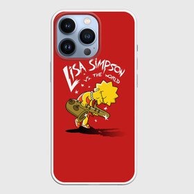 Чехол для iPhone 13 Pro с принтом Лиза Симпсон в Петрозаводске,  |  | homer | lisa | simpson | simpsons | барт | гомер | лиза | мульт | мультик | мультфильм | симпсон | симпсоны