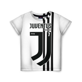 Детская футболка 3D с принтом Personal form Ronaldo в Петрозаводске, 100% гипоаллергенный полиэфир | прямой крой, круглый вырез горловины, длина до линии бедер, чуть спущенное плечо, ткань немного тянется | 7 | cristiano | jeep | juventus | ronaldo | италия | криштиану | роналду | футбол | ювентус