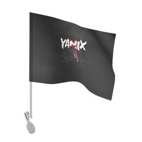 Флаг для автомобиля с принтом YANIX в Петрозаводске, 100% полиэстер | Размер: 30*21 см | 