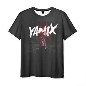 Мужская футболка 3D с принтом YANIX в Петрозаводске, 100% полиэфир | прямой крой, круглый вырез горловины, длина до линии бедер | Тематика изображения на принте: 