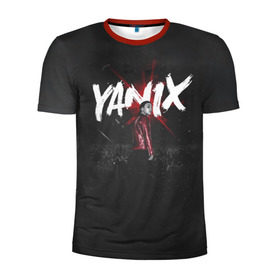 Мужская футболка 3D спортивная с принтом YANIX в Петрозаводске, 100% полиэстер с улучшенными характеристиками | приталенный силуэт, круглая горловина, широкие плечи, сужается к линии бедра | Тематика изображения на принте: 